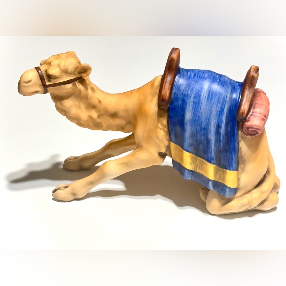 (SOLD) Goebel W. Germany Vintage Kneeling Camel 9.5” Christmas Hummel Nativity